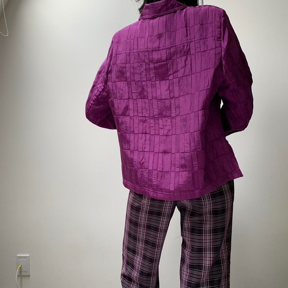 Vintage Magenta Panelled Chore Jacket - Picture 5 of 7